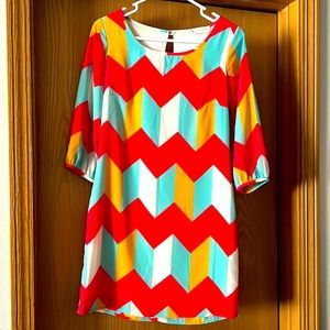 Peach Love Cream shift dress